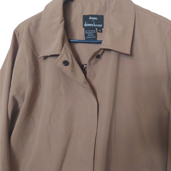 DENNIS Basso Tan & Leppard Lined Utility Style Jacket - Picture 3 of 8